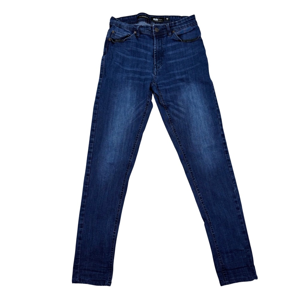 Barbell Apparel Women's Slim Athletic Fit Jeans Size 30‎ Dark Wash Stretch